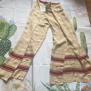 Zara palazzo pants with side vents